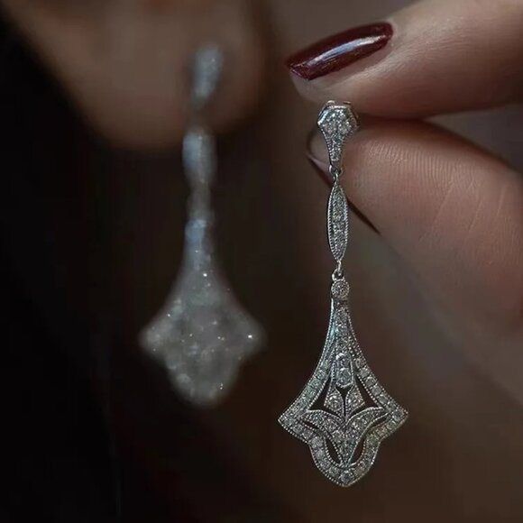 Romantic Earrings, Bracelet, and Ring set is not just for weddings any occasion - Picture 2 of 12